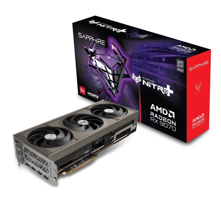 Karta graf. SAPPHIRE NITRO+ RX 9070 GAMING OC 16GB