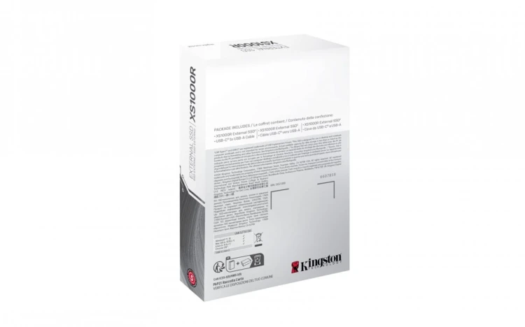 KINGSTON DYSK SSD 2000G PORTABLE XS1000R RED