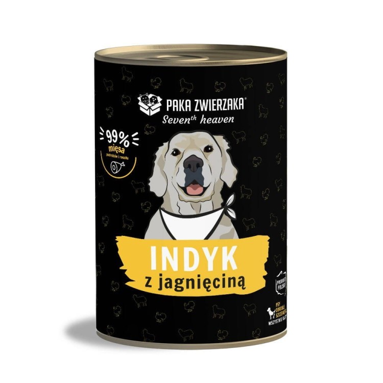 Paka Zwierzaka Seventh Heaven Indyk i jagnięcina 400g