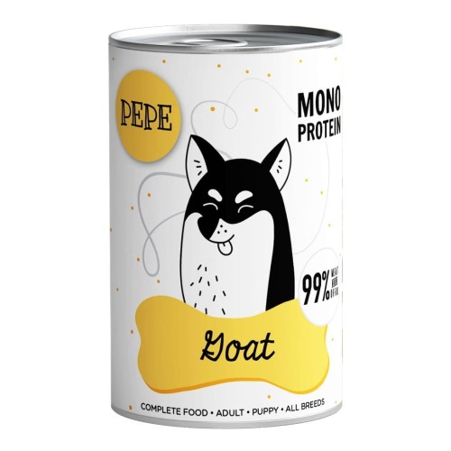 Paka Zwierzaka Pepe Goat 99% koza 400g