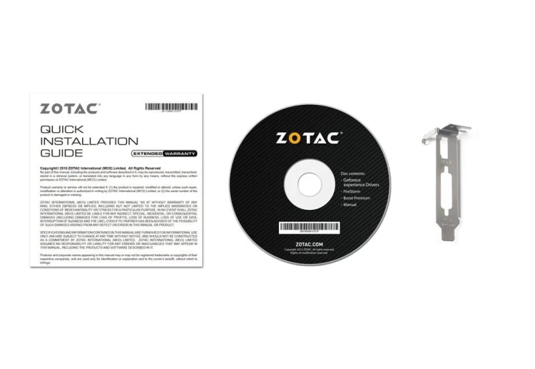 Zotac GT 1030 LP 2GB GDDR5 64b DVI-D HDMI