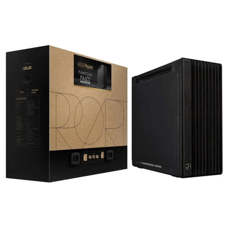 Obudowa Asus PROART PA602 WOOD METAL PWM BLACK