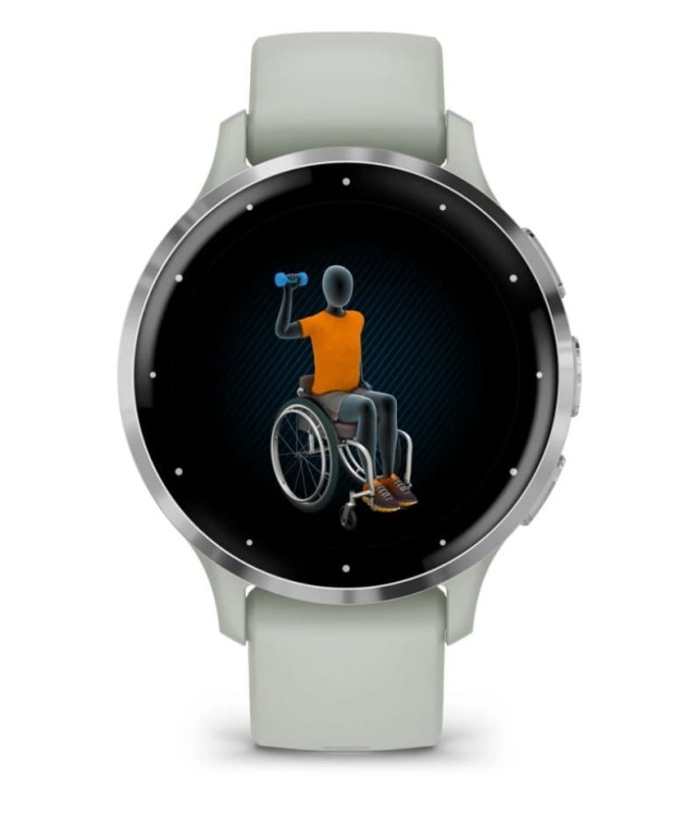 Zegarek Garmin Venu 3S 41mm Srebrny