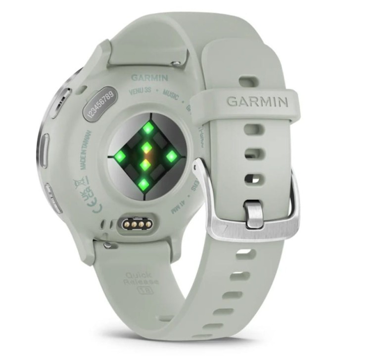 Zegarek Garmin Venu 3S 41mm Srebrny