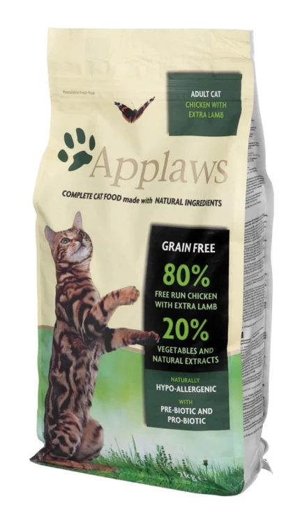 APPLAWS CAT Kurczak i Jagnięcina - karma dla kotów z wysoką zawartością mięsa - 2kg