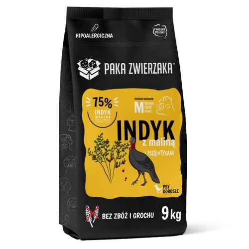 Paka Zwierzaka Seventh Heaven Indyk z maliną ''M'' 9kg