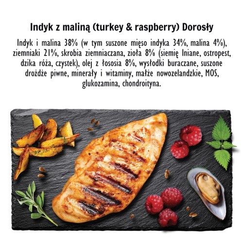 Paka Zwierzaka Seventh Heaven Indyk z maliną ''M'' 9kg