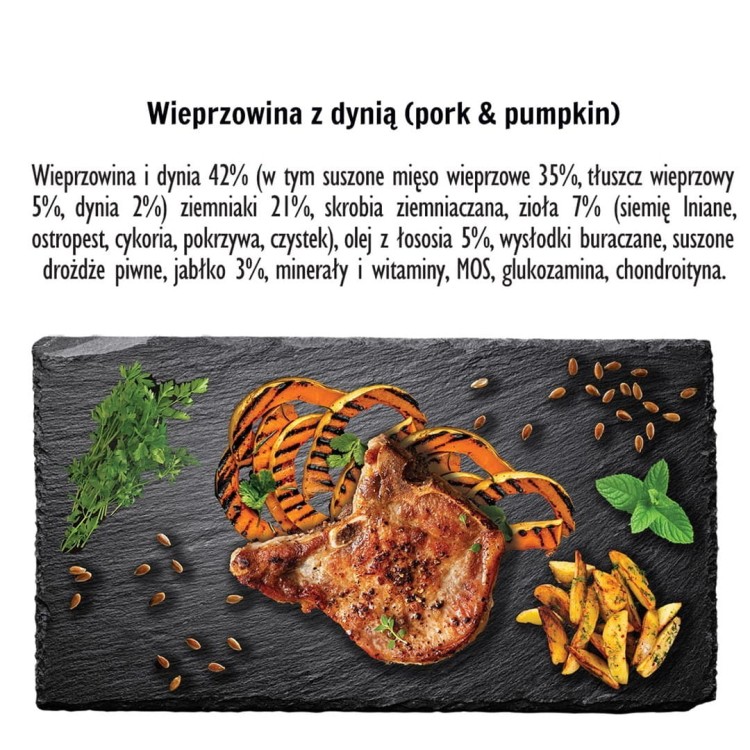 Paka Zwierzaka Seventh Heaven Wieprzowina z dynią ''L'' 9kg