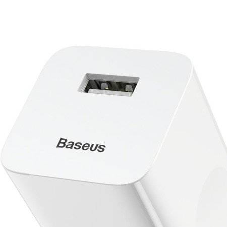 Ładowarka sieciowa Baseus Charging Quick Charger, USB, QC 3.0, 24W (biała) 2