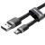 Kabel USB do Micro USB Baseus Cafule 2.4A 1m (szaro-czarny) 2