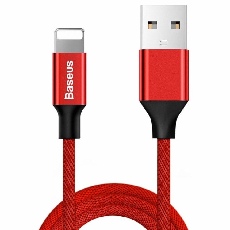 Kabel Baseus Yiven Lightning 1.8m 2A (czerwony) 1