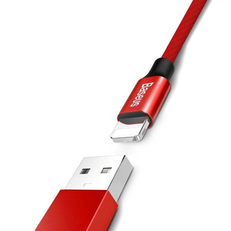 Kabel Baseus Yiven Lightning 1.8m 2A (czerwony) 2