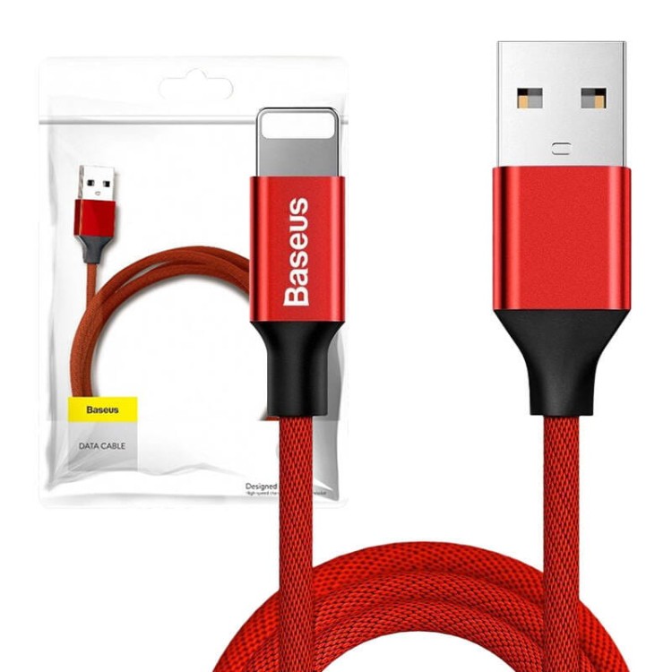 Kabel Baseus Yiven Lightning 1.8m 2A (czerwony) 8