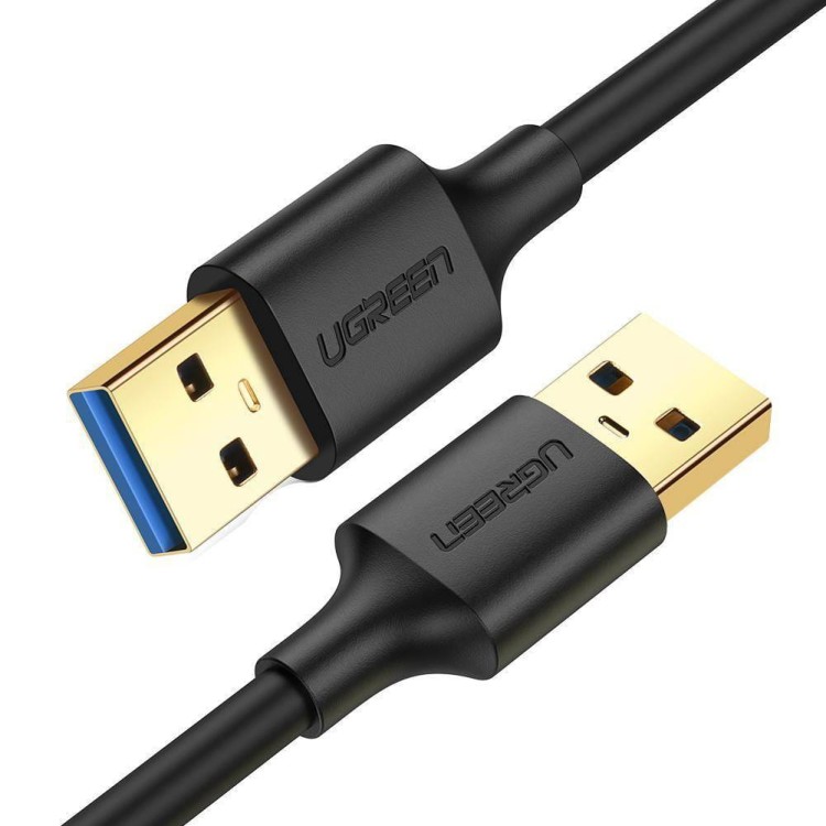 Kabel USB 3.0 A-A UGREEN  US128 2m (czarny) 1