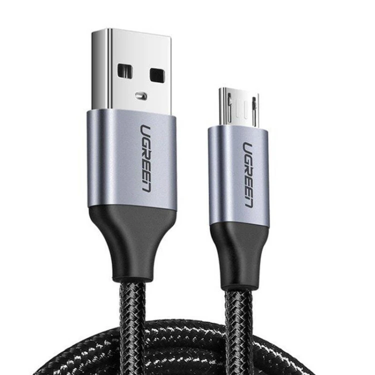 Kabel USB do Micro USB UGREEN  US290 QC 3.0 2.4A 1m (czarny) 1