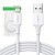 Niklowany kabel Lightning UGREEN MFi 1m US155(biały) 1