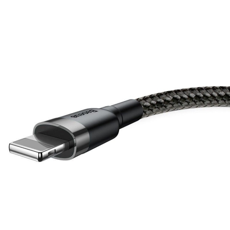 Kabel Lightning USB Baseus Cafule 1,5A 2m (szaro-czarny) 4