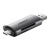Adapter USB + USB-C UGREEN  CM185 czytnik kart SD + microSD (szary) 2