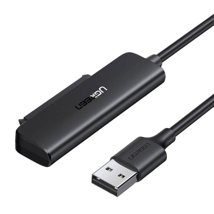 Adapter UGREEN  CM321 USB do dysku SATA 2.5", 50cm (czarny) 1