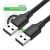 Kabel USB 2.0 M-M UGREEN US102, 0.5m (czarny) 2