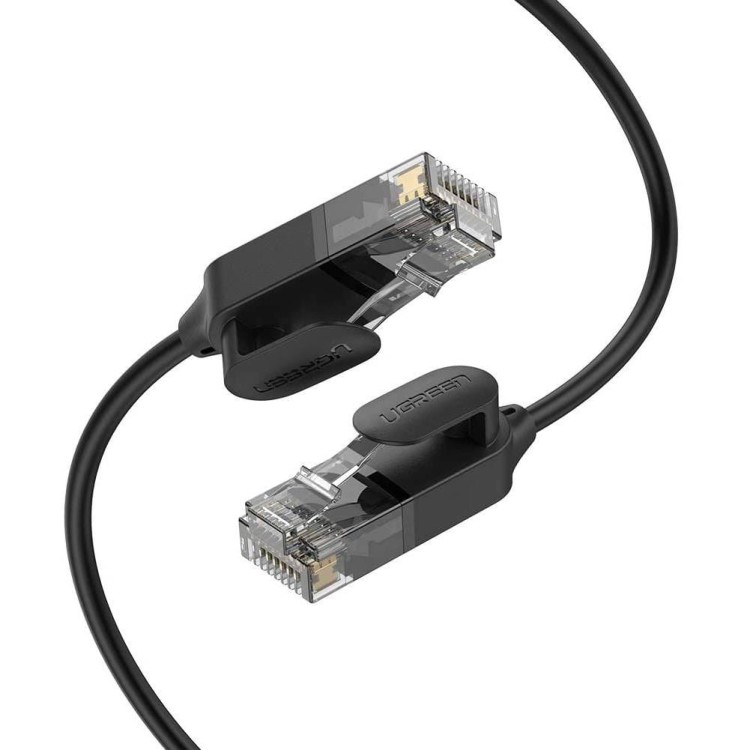 Kabel sieciowy UGREEN NW122 Ethernet RJ45, Cat.6A, UTP, 0.5m (czarny) 2