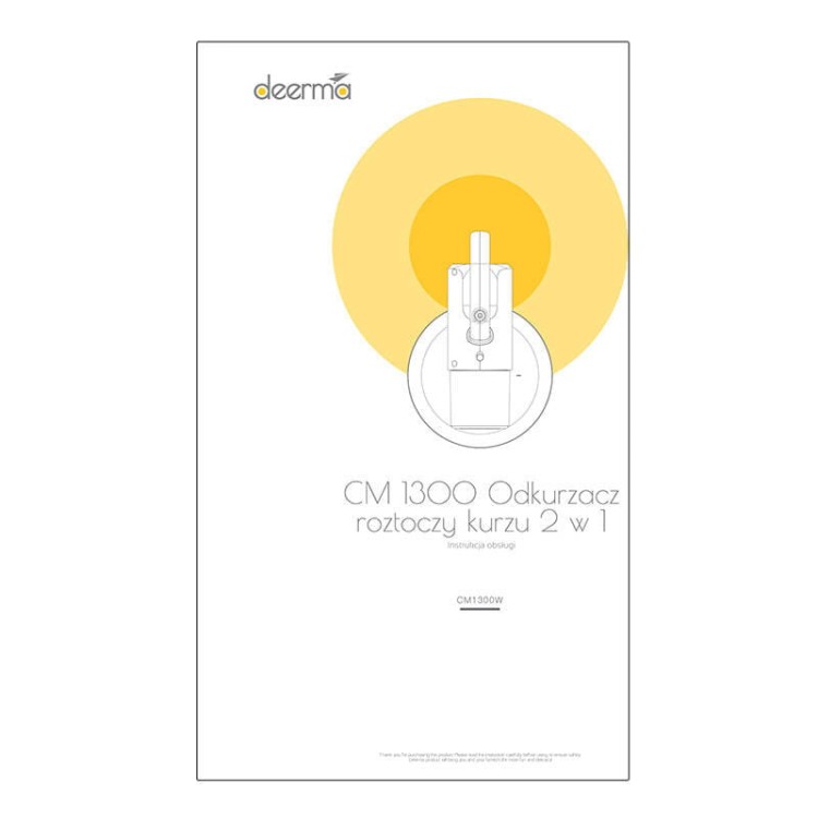 Odkurzacz do kurzu/roztoczy z UV Deerma CM1300 6
