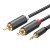 UGREEN AV102 Kabel 2x RCA (Cinch) jack 3.5 mm 2m (czarny) 1