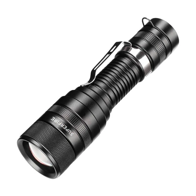 Latarka Superfire F5, 1100lm, USB 1