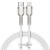 Kabel USB-C do Lightning Baseus Cafule, PD, 20W, 1m (biały) 3