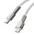 Kabel USB-C do Lightning Baseus Cafule, PD, 20W, 1m (biały) 6