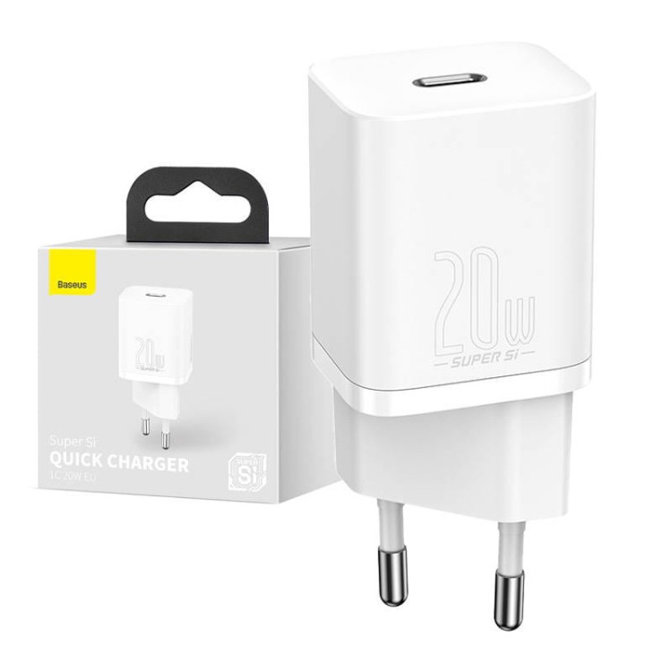 Ładowarka sieciowa Baseus Super Si Quick Charger 1C 20W (biała) 1