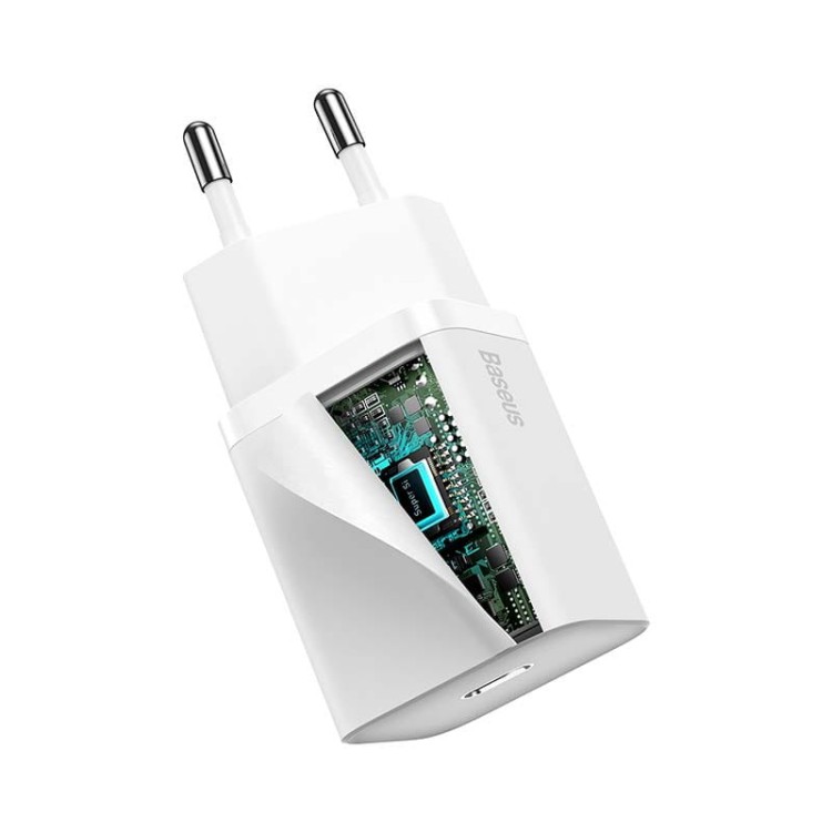 Ładowarka sieciowa Baseus Super Si Quick Charger 1C 20W (biała) 6
