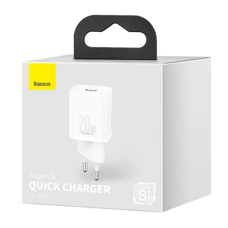 Ładowarka sieciowa Baseus Super Si Quick Charger 1C 20W (biała) 8