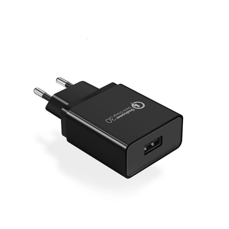 Ładowarka sieciowa UGREEN CD122, 18W, QC 3.0, USB (czarna) 1