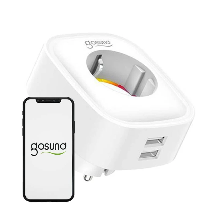 Inteligentne gniazdko WiFi Gosund SP112 2xUSB, 16A, Tuya 5