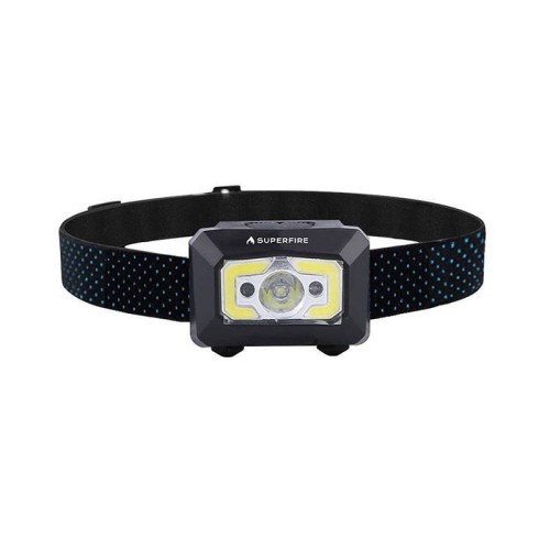 Latarka czołowa Superfire X30, 340lm, USB 1