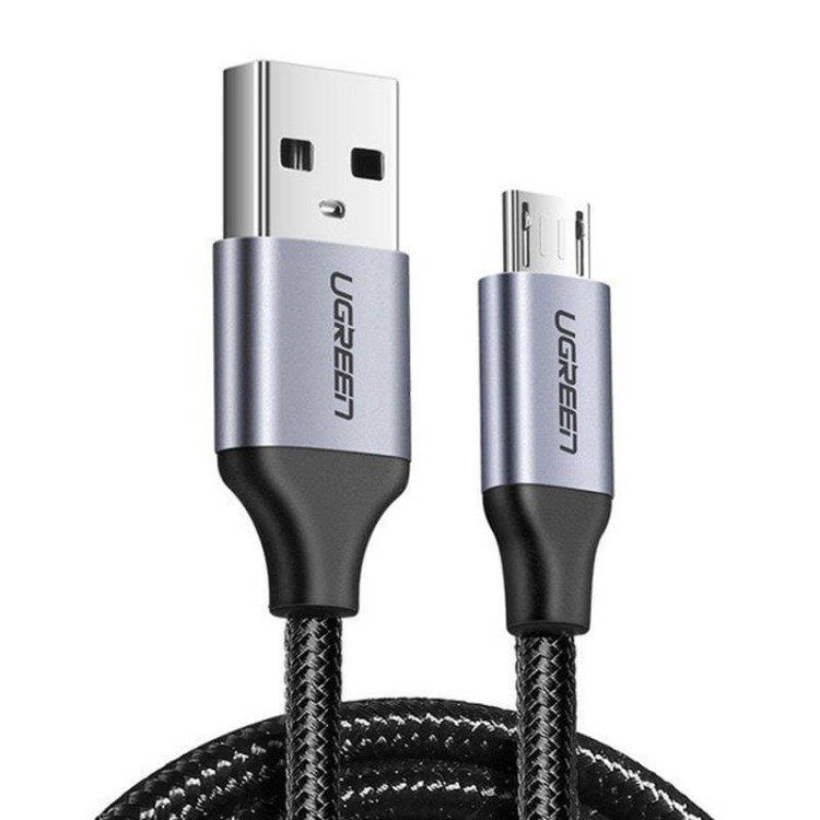 Kabel USB do Micro USB UGREEN  US290 QC 3.0 2.4A 1.5m (czarny) 1