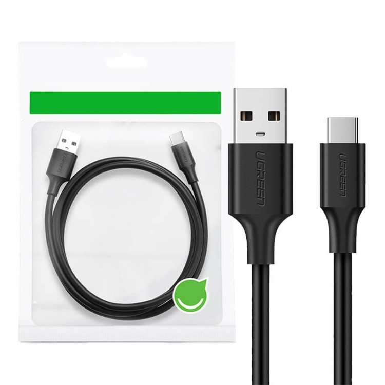Kabel USB do USB-C 3.0 UGREEN  US184 1m (czarny) 1