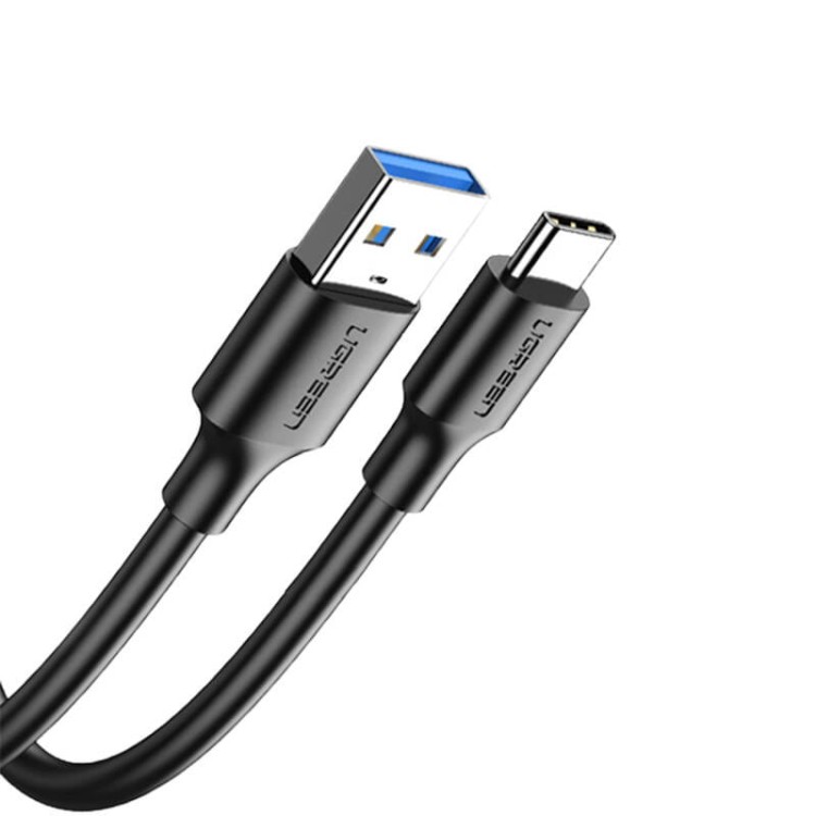 Kabel USB do USB-C 3.0 UGREEN  US184 1m (czarny) 3