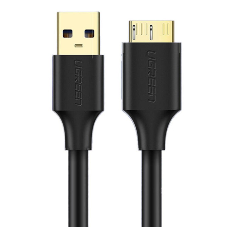 Kabel USB 3.0 - micro USB 3.0 UGREEN  US130 1m (czarny) 2