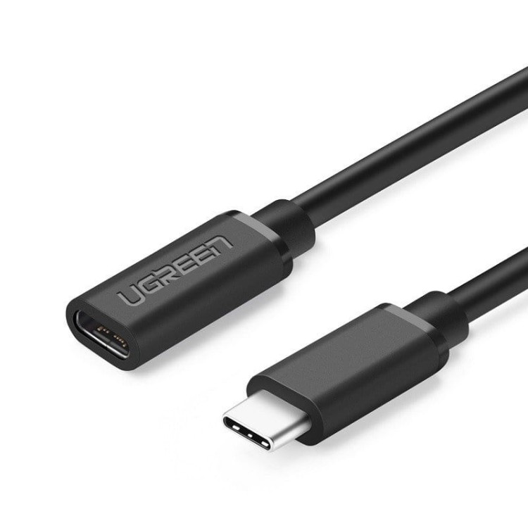 Przedłużający kabel USB-C 3.1 UGREEN ED008, 4K, 60W, 0,5m (czarny) 1