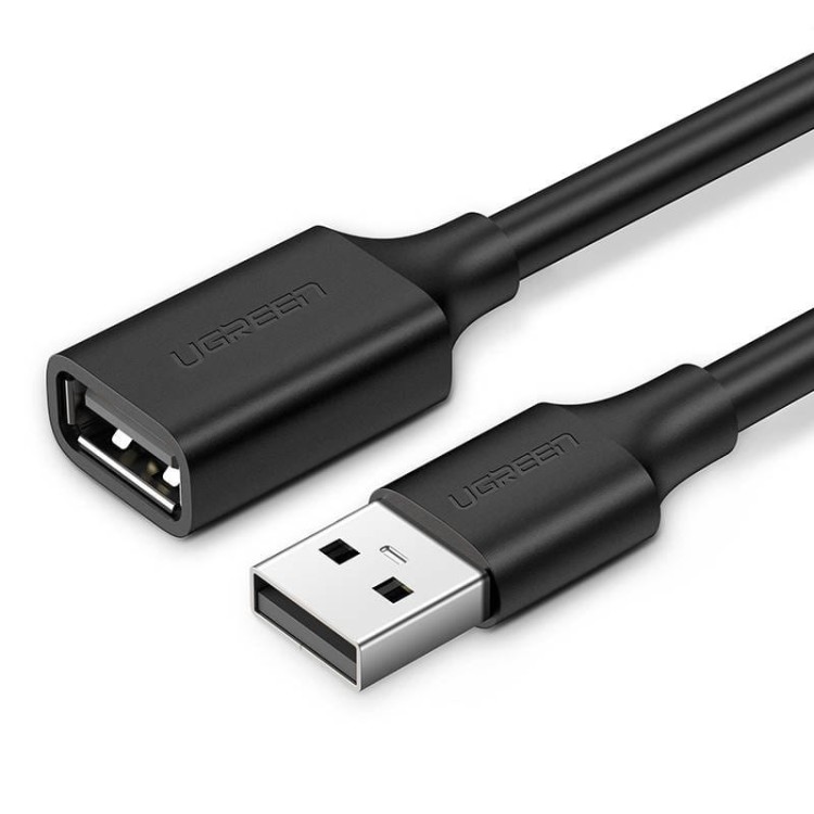 Kabel USB 2.0 przedłużający UGREEN US103, 3m (czarny) 1