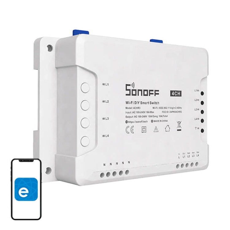 Inteligentny przełącznik WiFi SONOFF 4CHR3 1