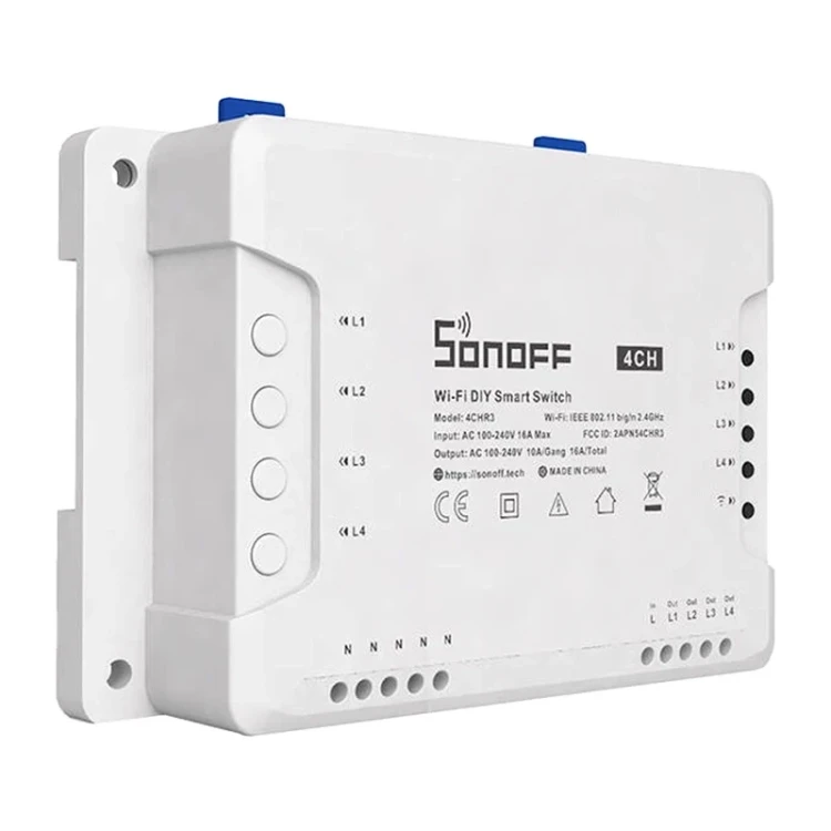 Inteligentny przełącznik WiFi SONOFF 4CHR3 2