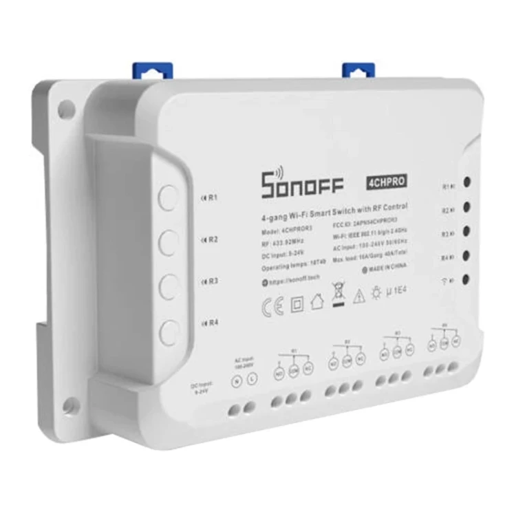 Inteligentny przełącznik WiFi SONOFF 4CHPROR3 3