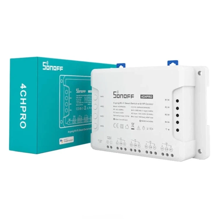 Inteligentny przełącznik WiFi SONOFF 4CHPROR3 6