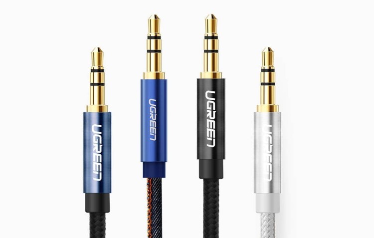 Kabel mini jack UGREEN AV122 3,5mm AUX 3m (czarny) 4