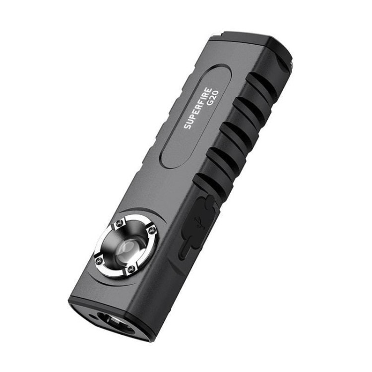 Latarka wielofunkcyjna Superfire G20, 470lm, USB 1