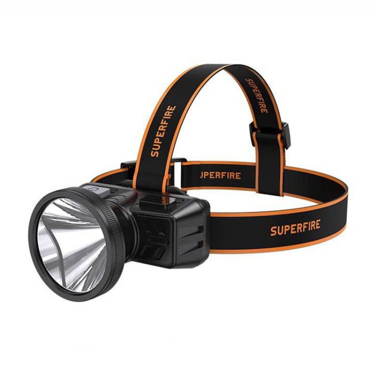 Latarka czołowa Superfire HL51, 160lm, USB 1