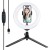 Lampa pierścieniowa / statyw LED Puluz 20cm z uchwytem na telefon PKT3073B 1